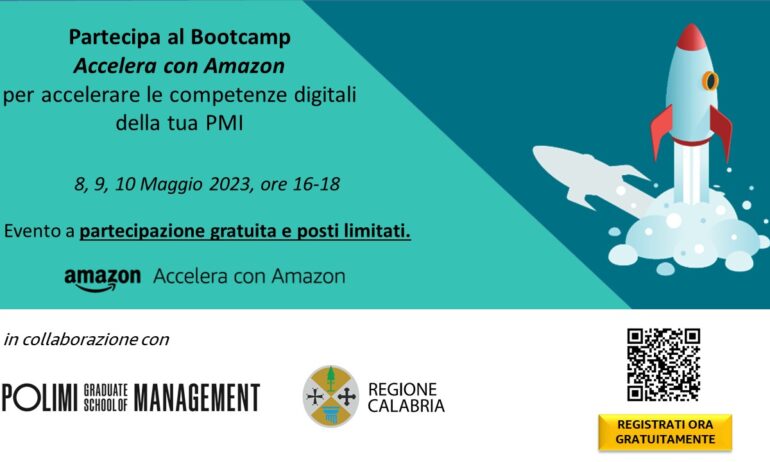 Accelera con Amazon, come partecipare al Bootcamp della Regione